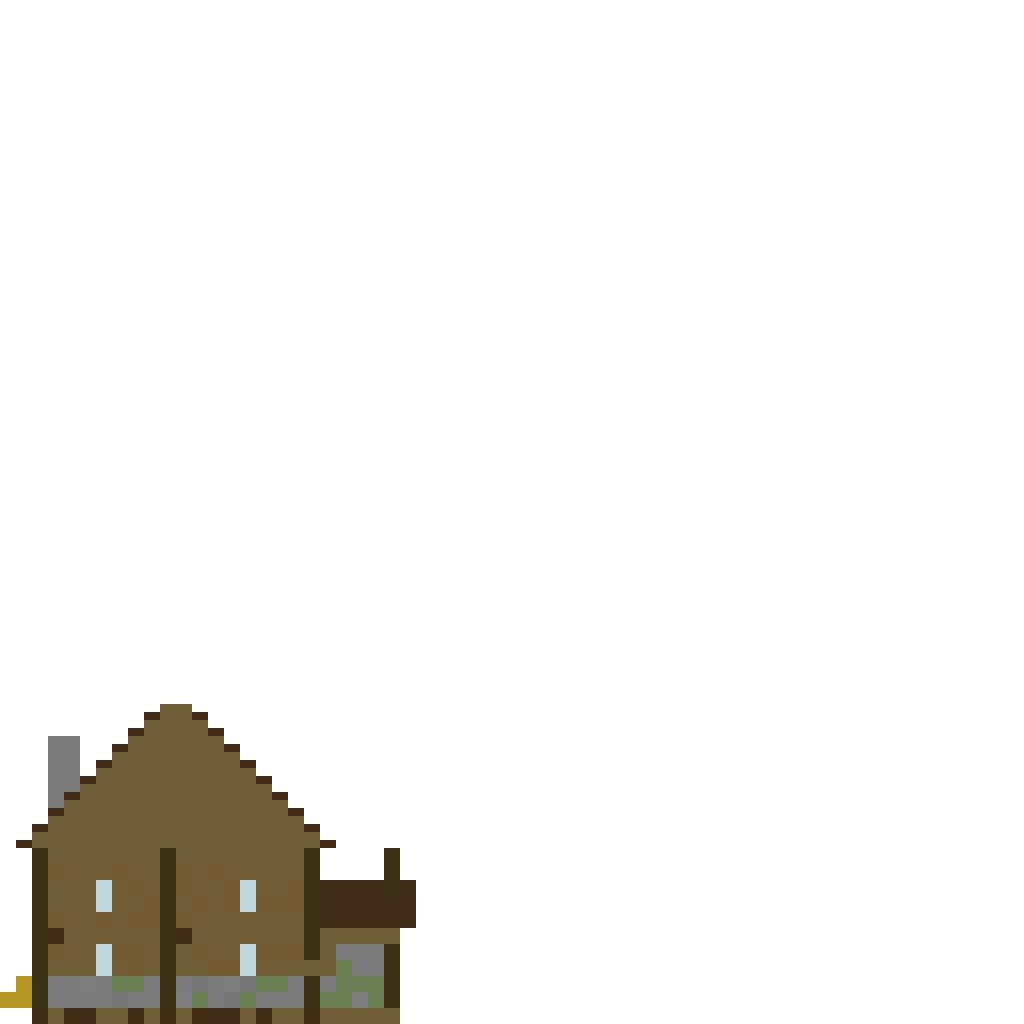 Medieval Tavern Two Floors (Group A) front view