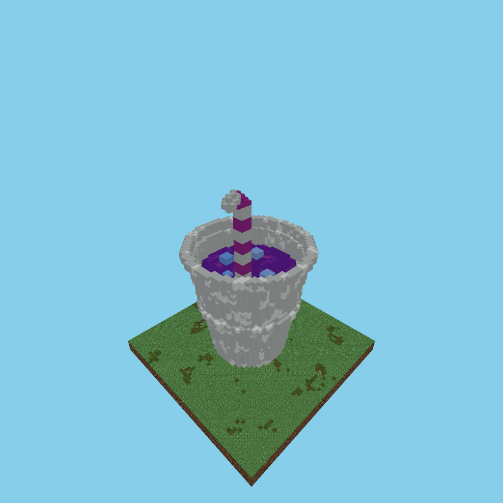 Double Cup Purple Drank, isometric render