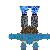 Blastoise Battle Statue back view