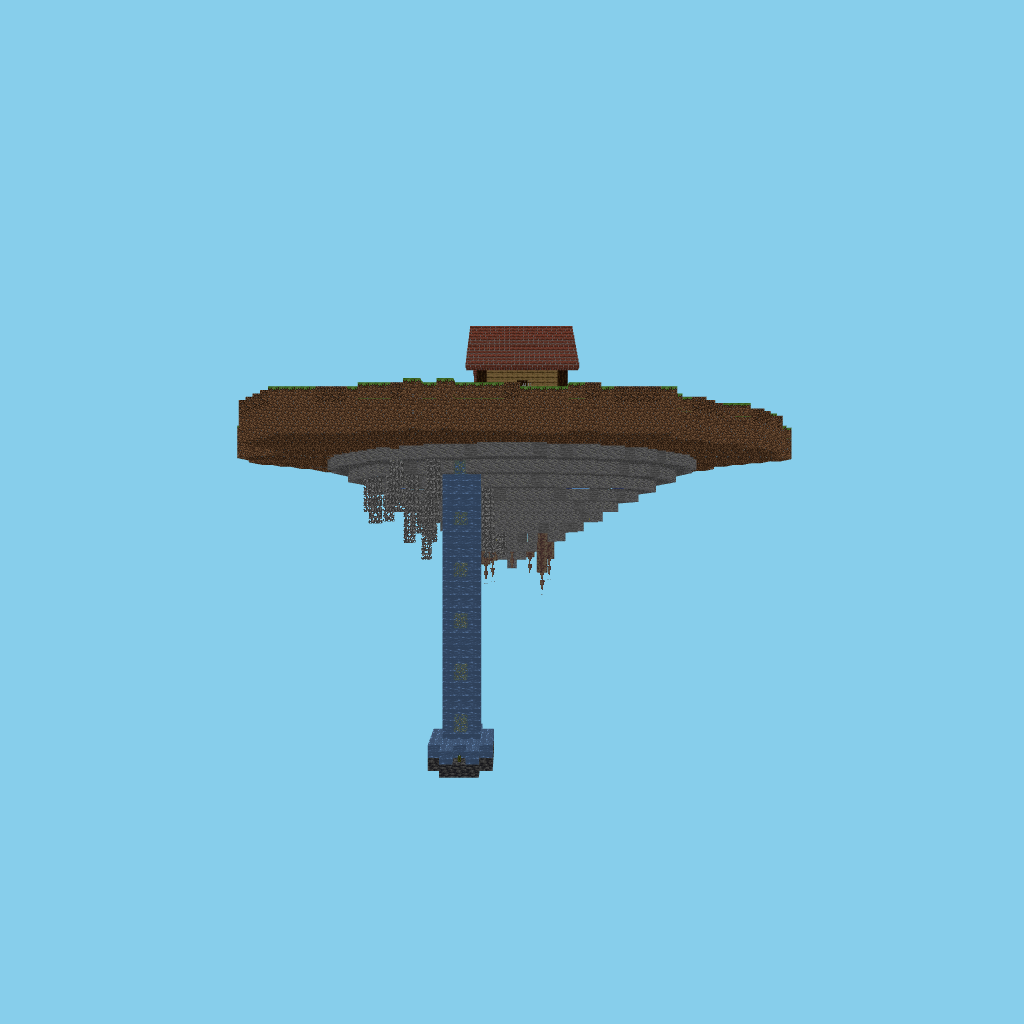 Floating island cottage (guided) side view