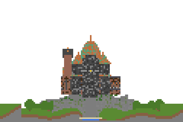 Steampunk Alcázar - River Fortress back view