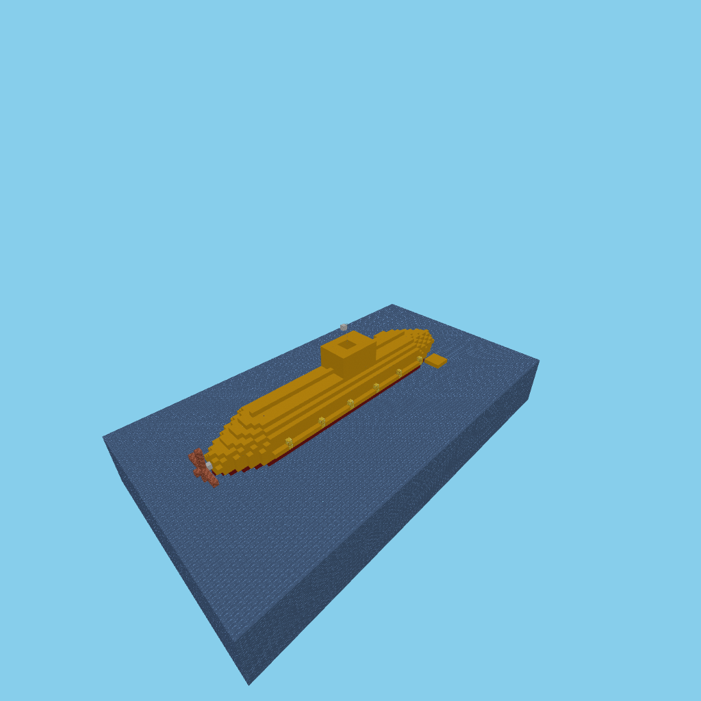 Vintage research submarine (bare)