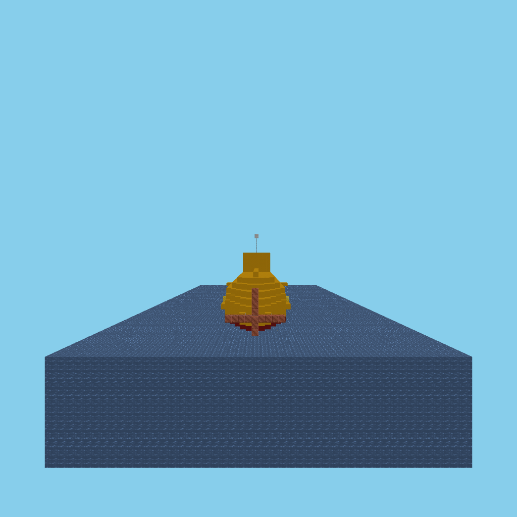 Vintage research submarine (bare) side view