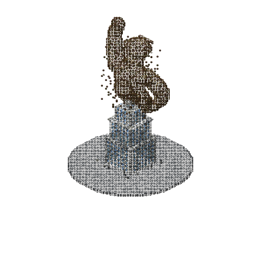 King Kong, isometric render
