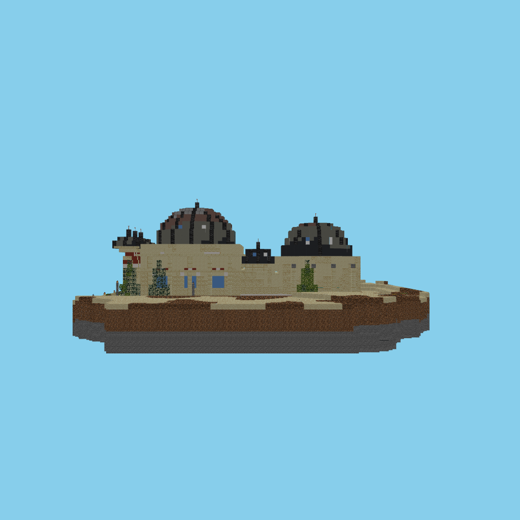 Ottoman Hammam (guided, fixed) side view