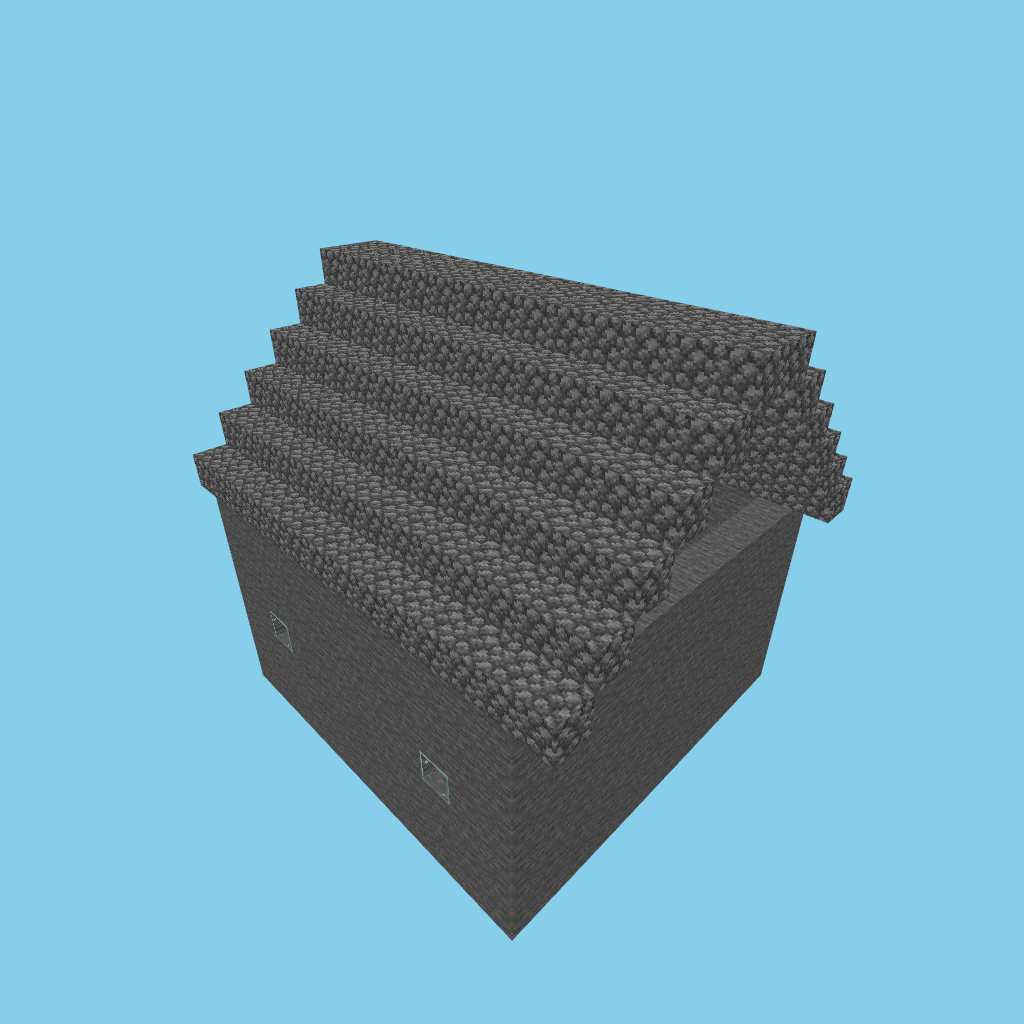 chapel-bare, isometric render