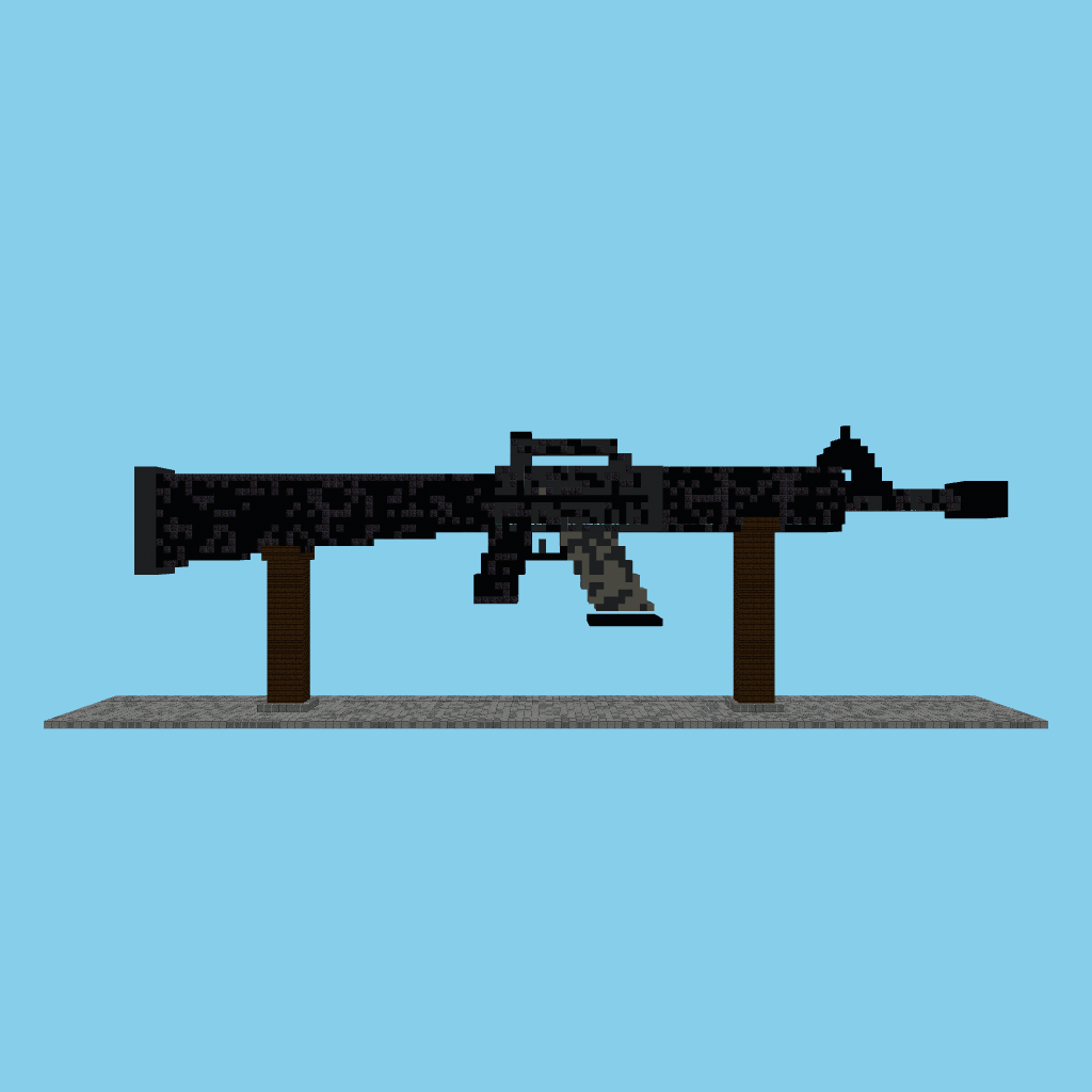 M16A2 Rifle - Museum Display front view
