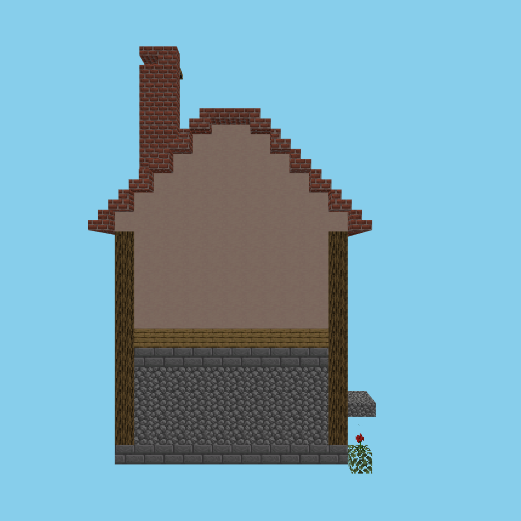 bakery shop-house [guided] side view