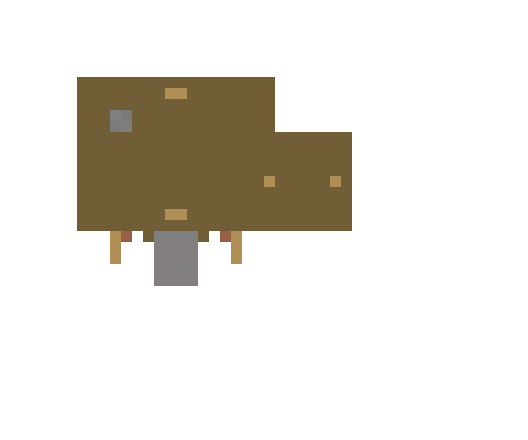 Medieval L-Shaped Tavern top view