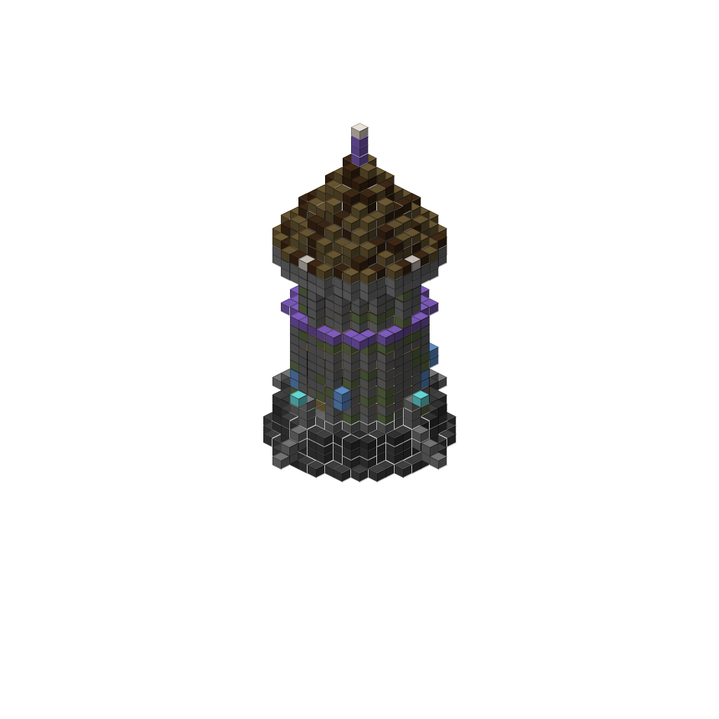 Wizard Tower (Phase 1), isometric render