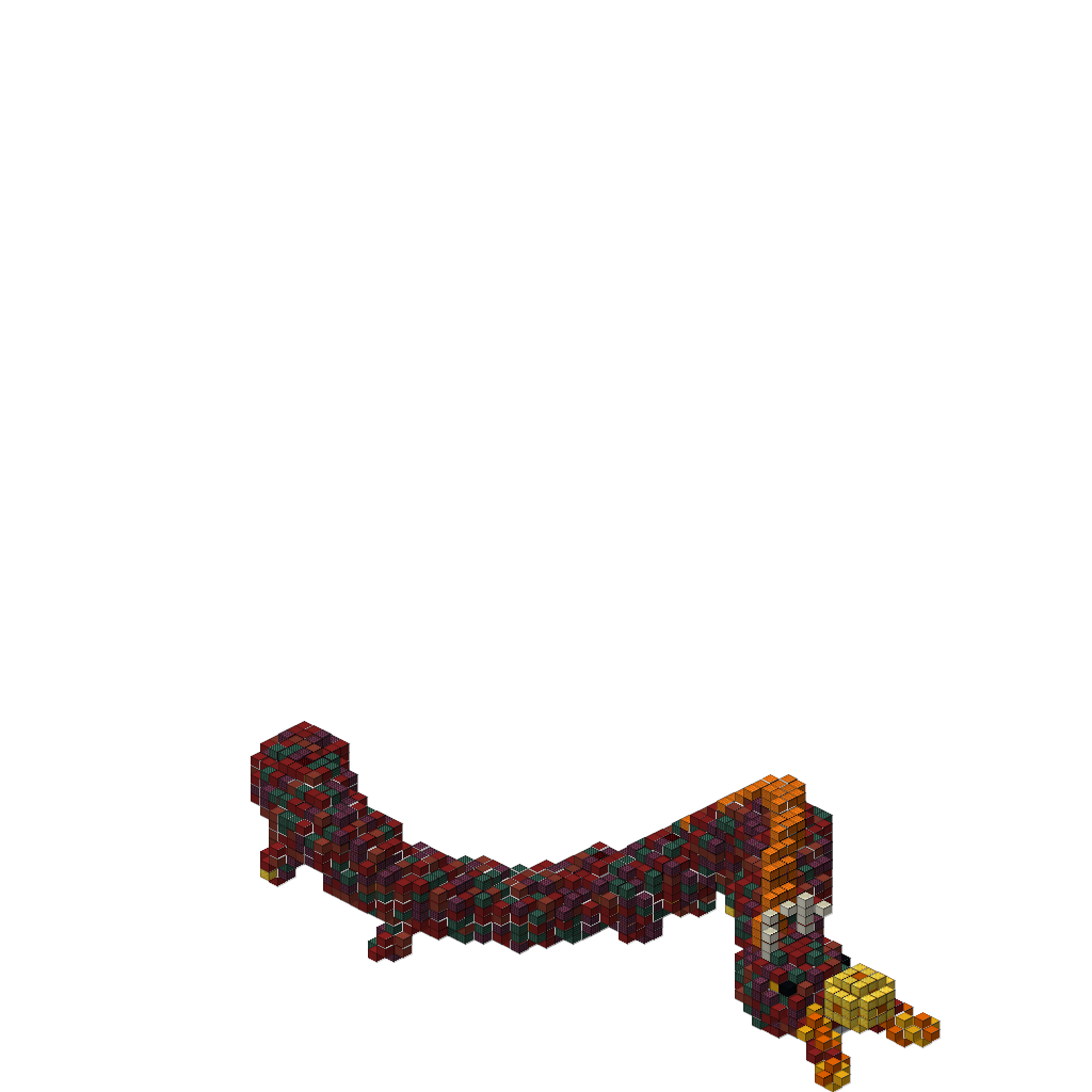 Chinese Dragon (Phase 1), isometric render