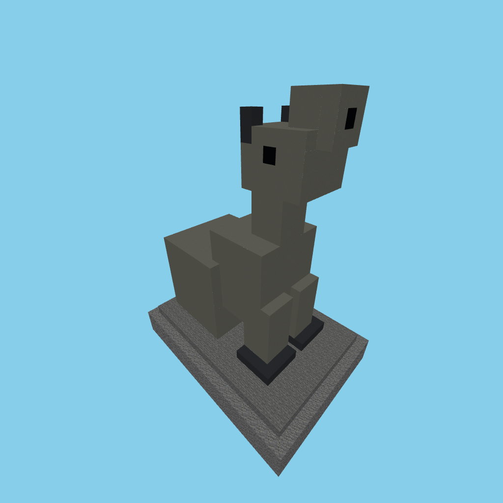 Howling wolf (bare)