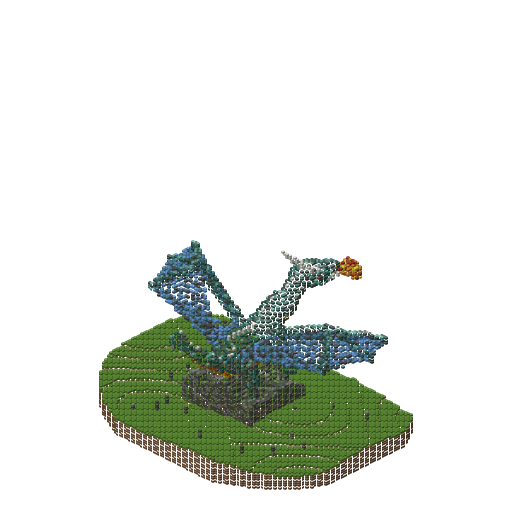 Dragon v2, isometric render