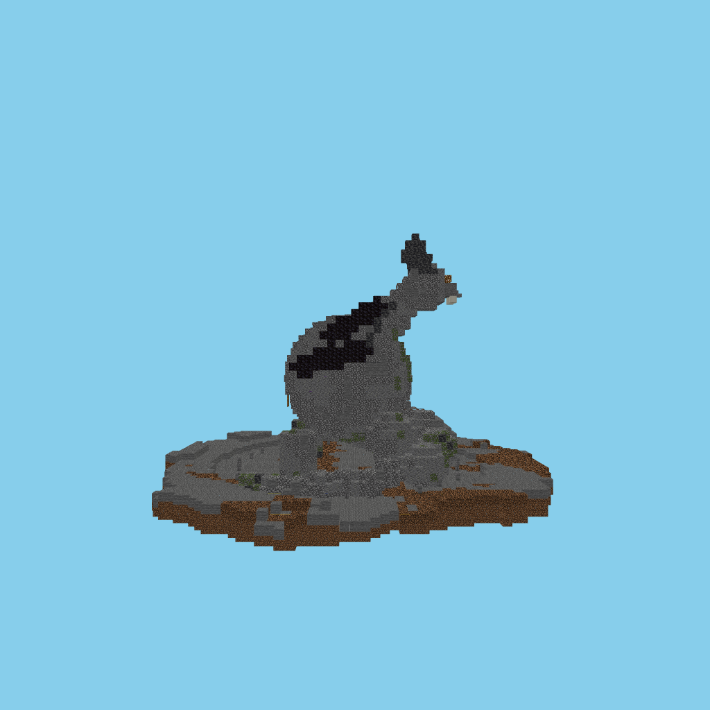 Dragon statue house v3 vsosu side view