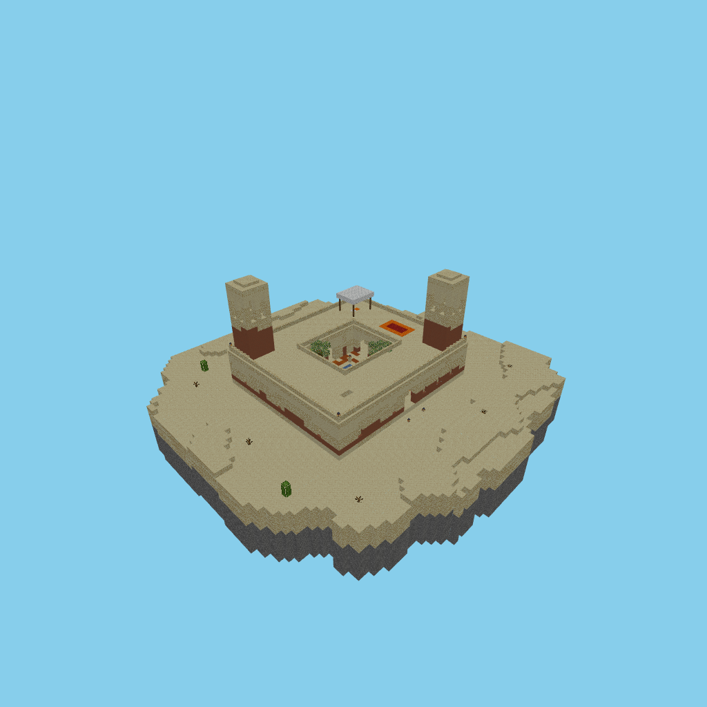 Persian windcatcher house — guided