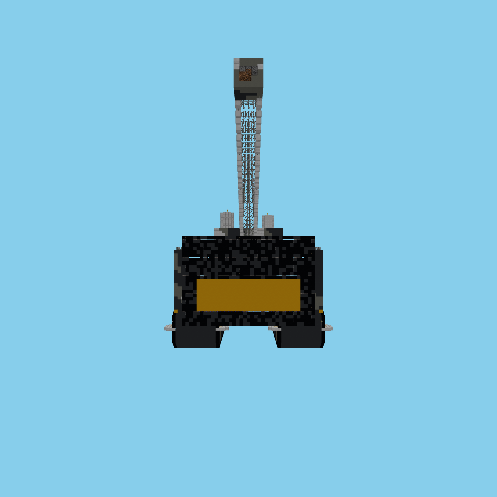 Tank Crane Bucket-Wheel Excavator side view