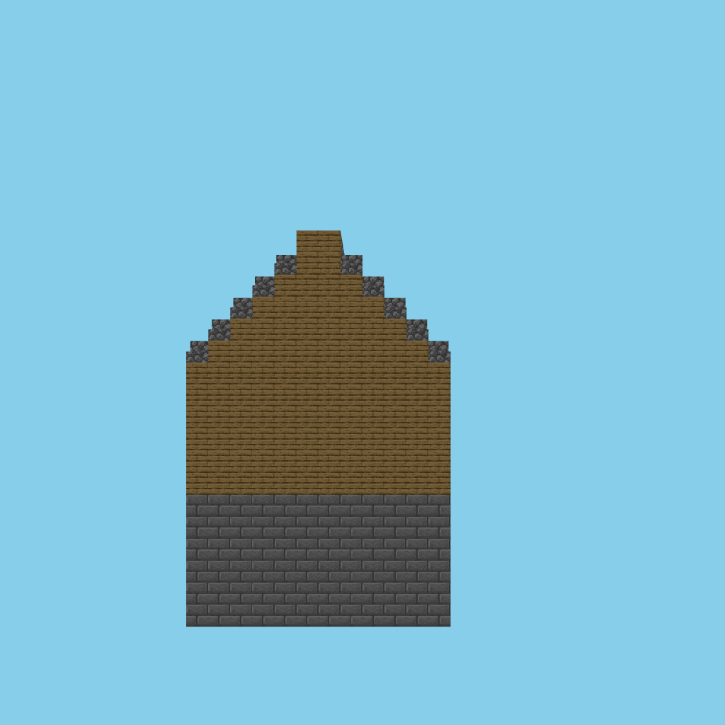 [autoeval bare] blacksmith forge-and-home front view