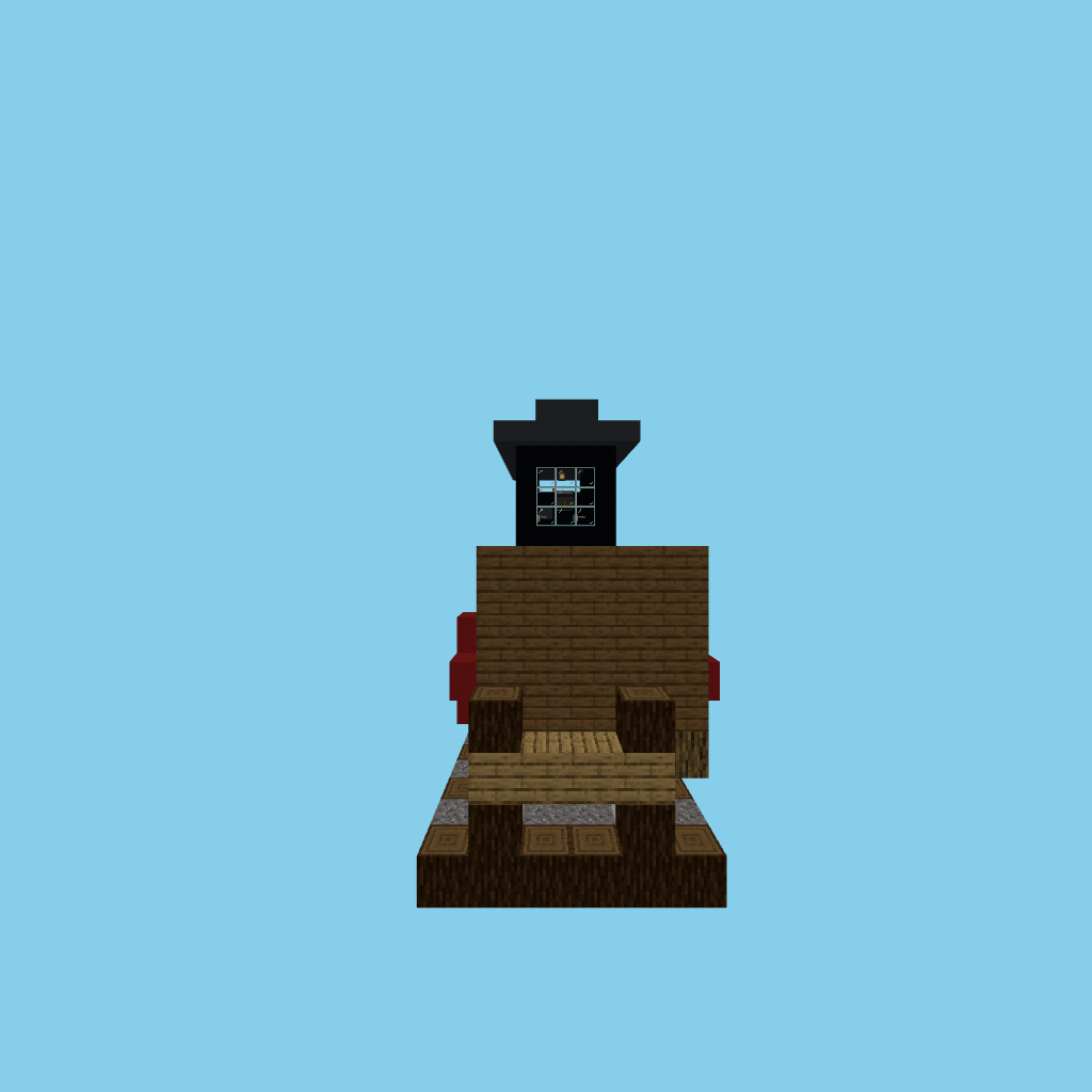 Steam locomotive (guided) side view