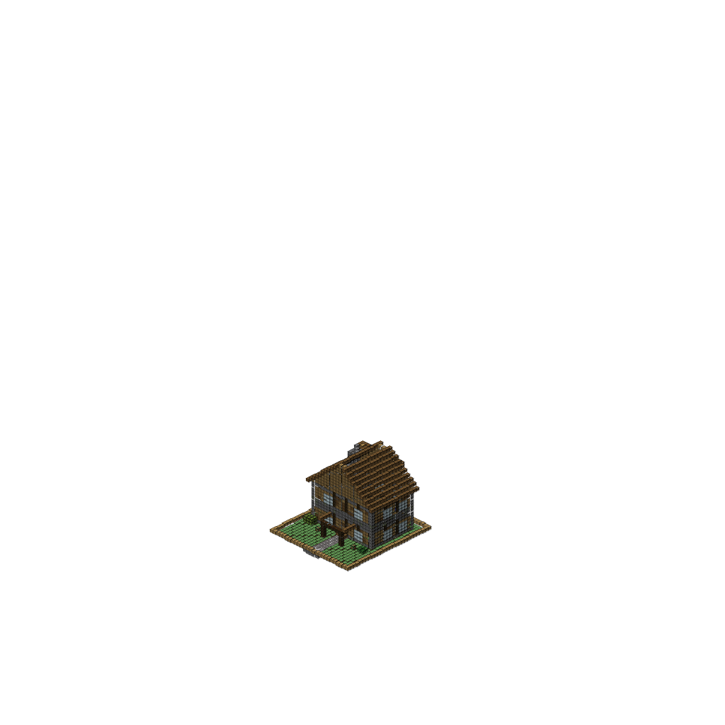 Casa Grande V2 Corregida, isometric render