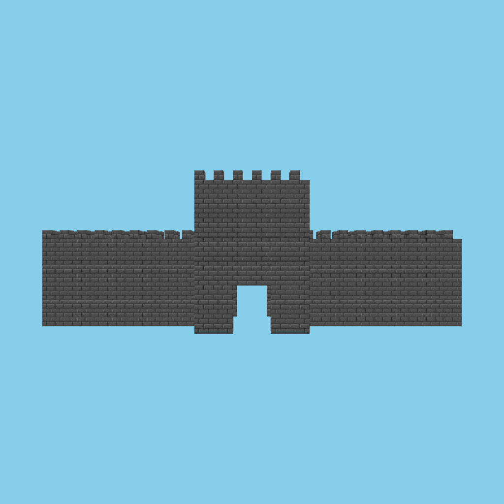 [autoeval bare] fortified gatehouse
