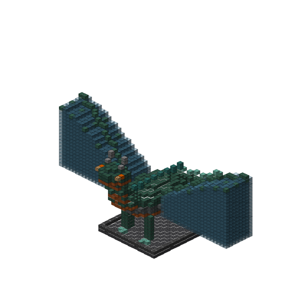 Fire-Breathing Dragon with Spread Wings (MCP Pipeline), isometric render