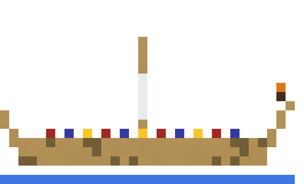 Viking Longship (Phase 1) (Group A) front view