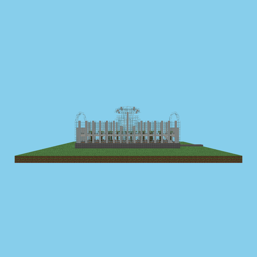 Victorian Palm House (bare) front view