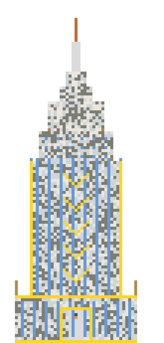 Art Deco Skyscraper front view