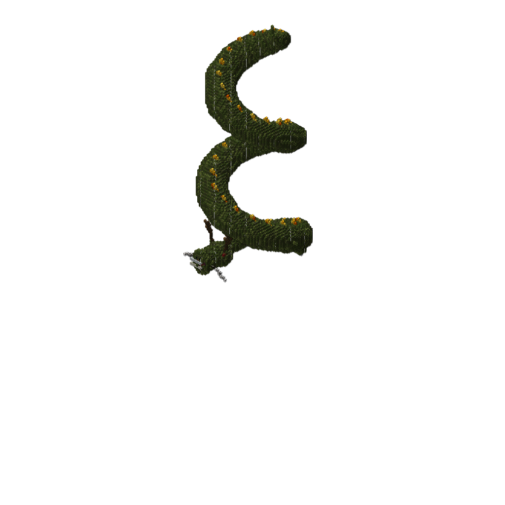 Shenron - Dragon Ball Z (Phase 1), isometric render