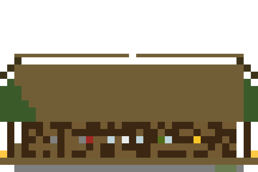 Nordic Viking Longhouse front view