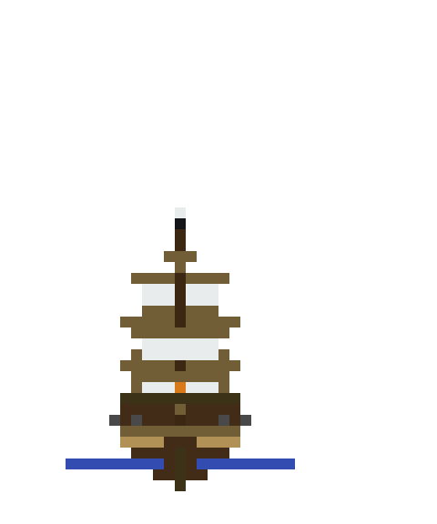 Pirate Ship front view