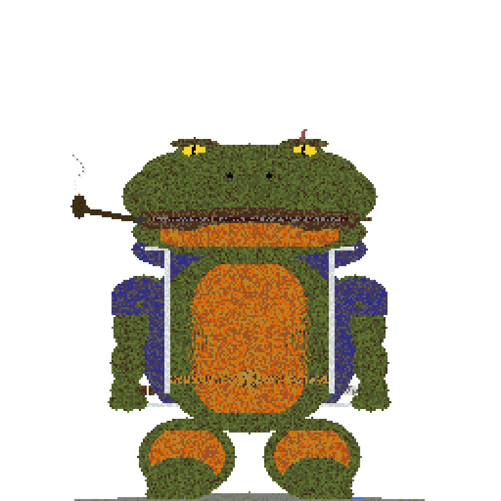 Gamabunta - Toad Boss (Accurate) back view