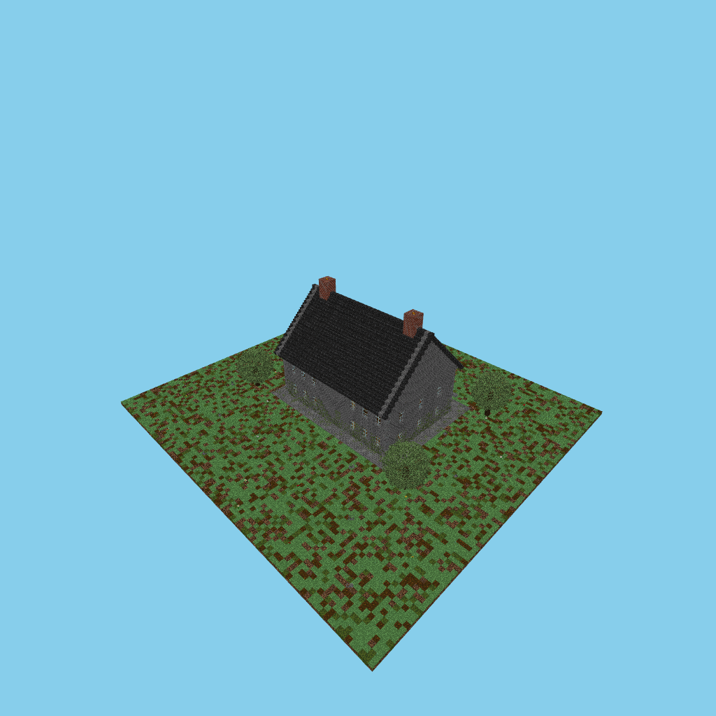 Mansión Antigua, isometric render