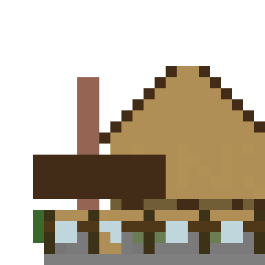 Medieval Tavern - Test B (ASCII comments) back view