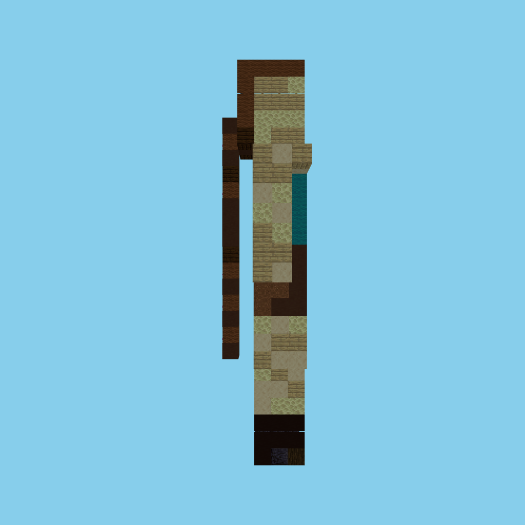 Lara Croft side view