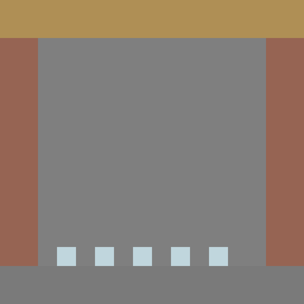 Border Texture Test front view
