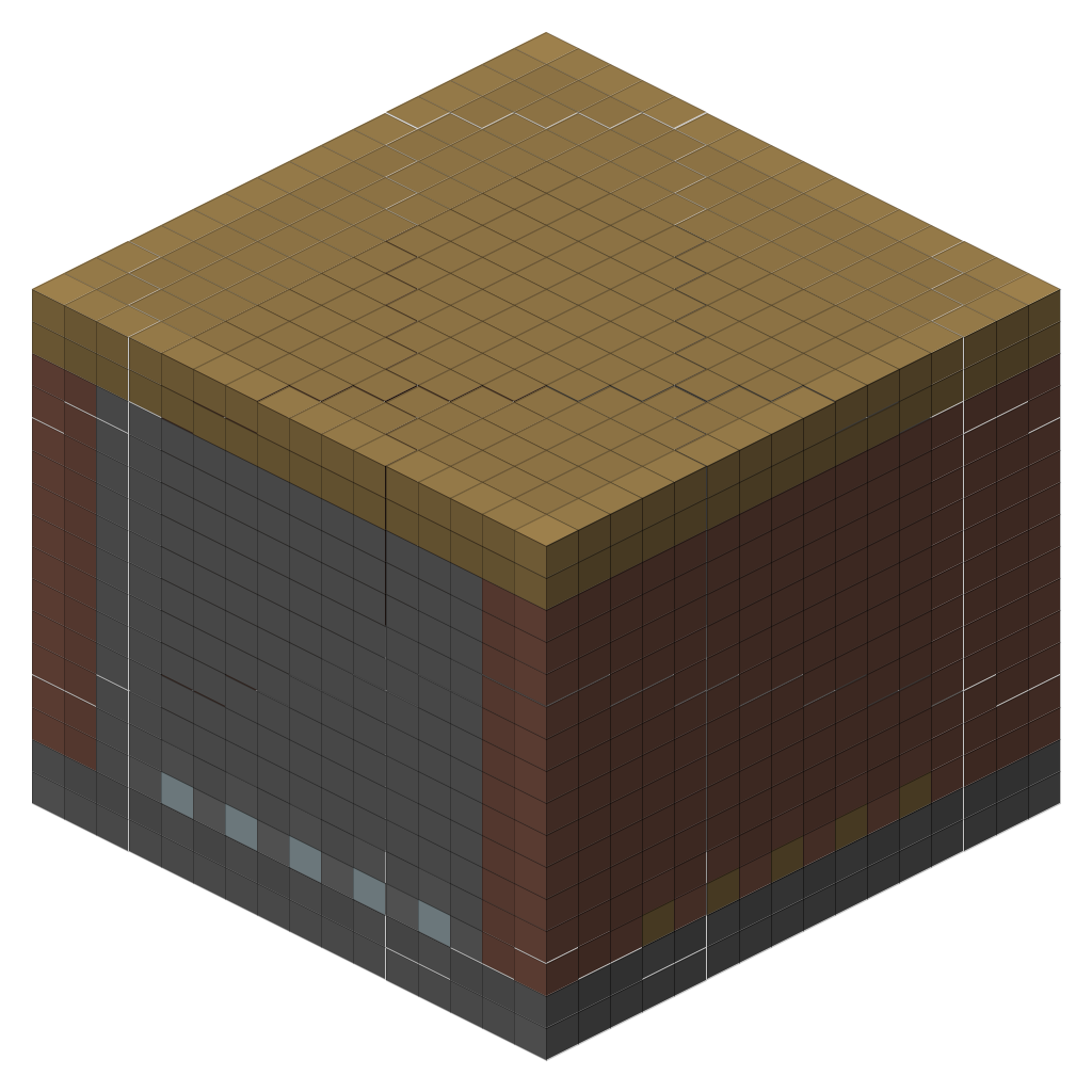 Border Texture Test, isometric render