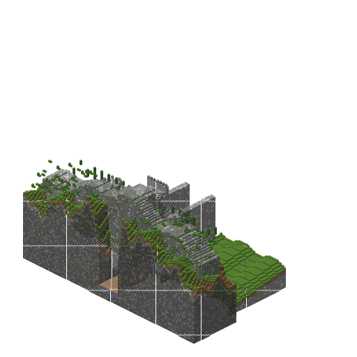 The Argonath, isometric render