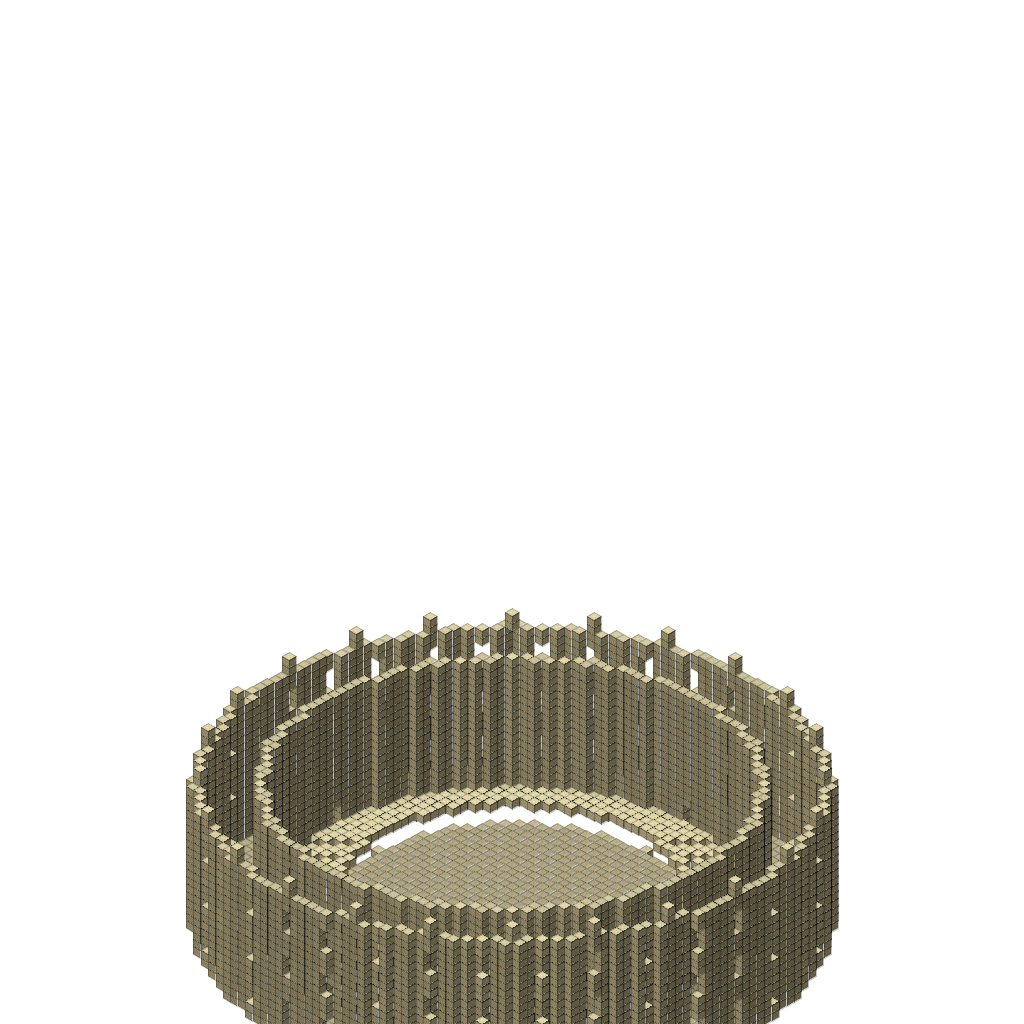 Roman Colosseum (Group B), isometric render