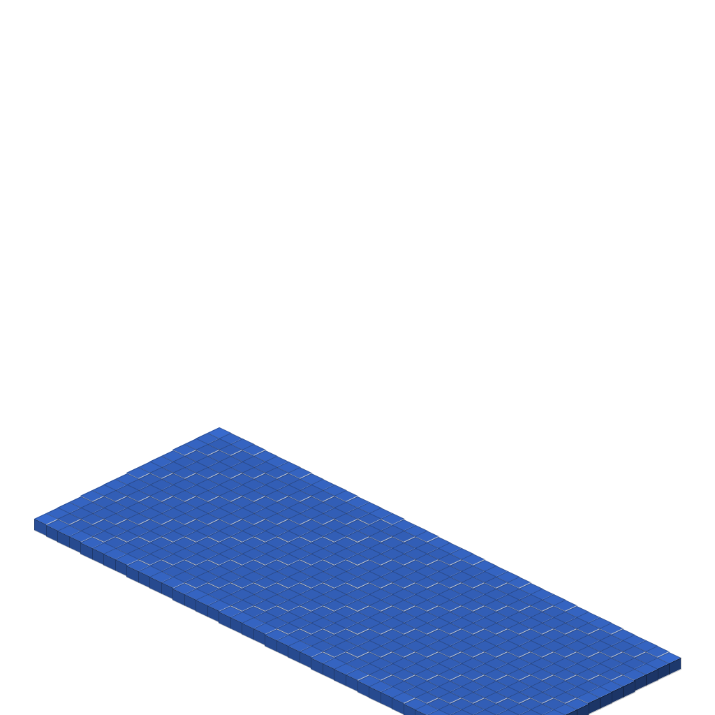 Crocodile Emerging from Swamp (Phase 1) (Group A), isometric render
