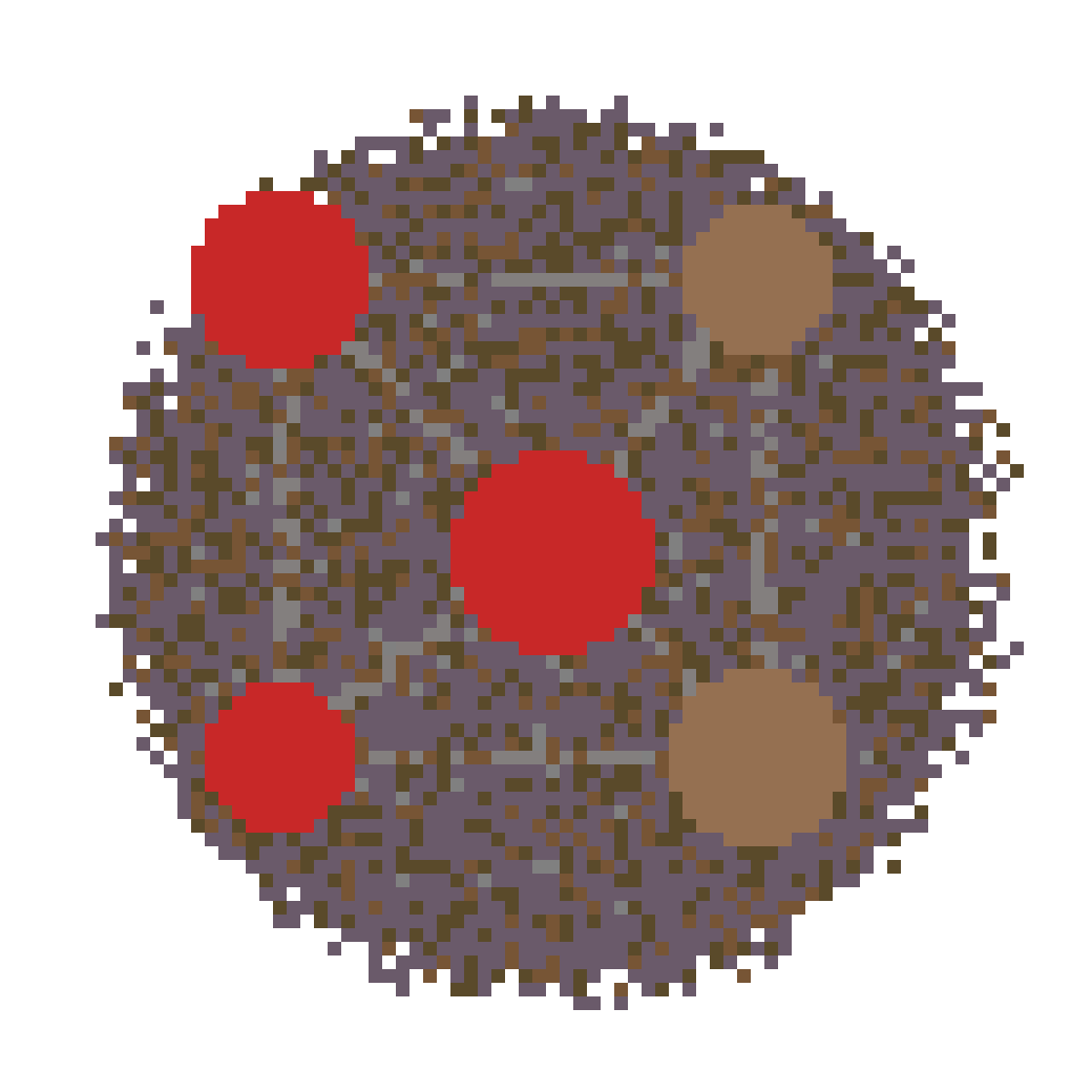 Mushroom Island Village top view