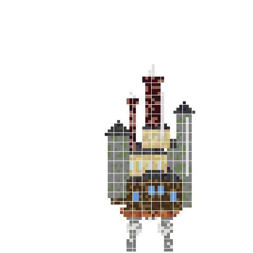 Howl's Moving Castle back view