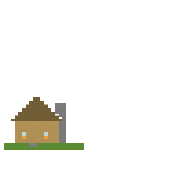 Medieval Cottage front view