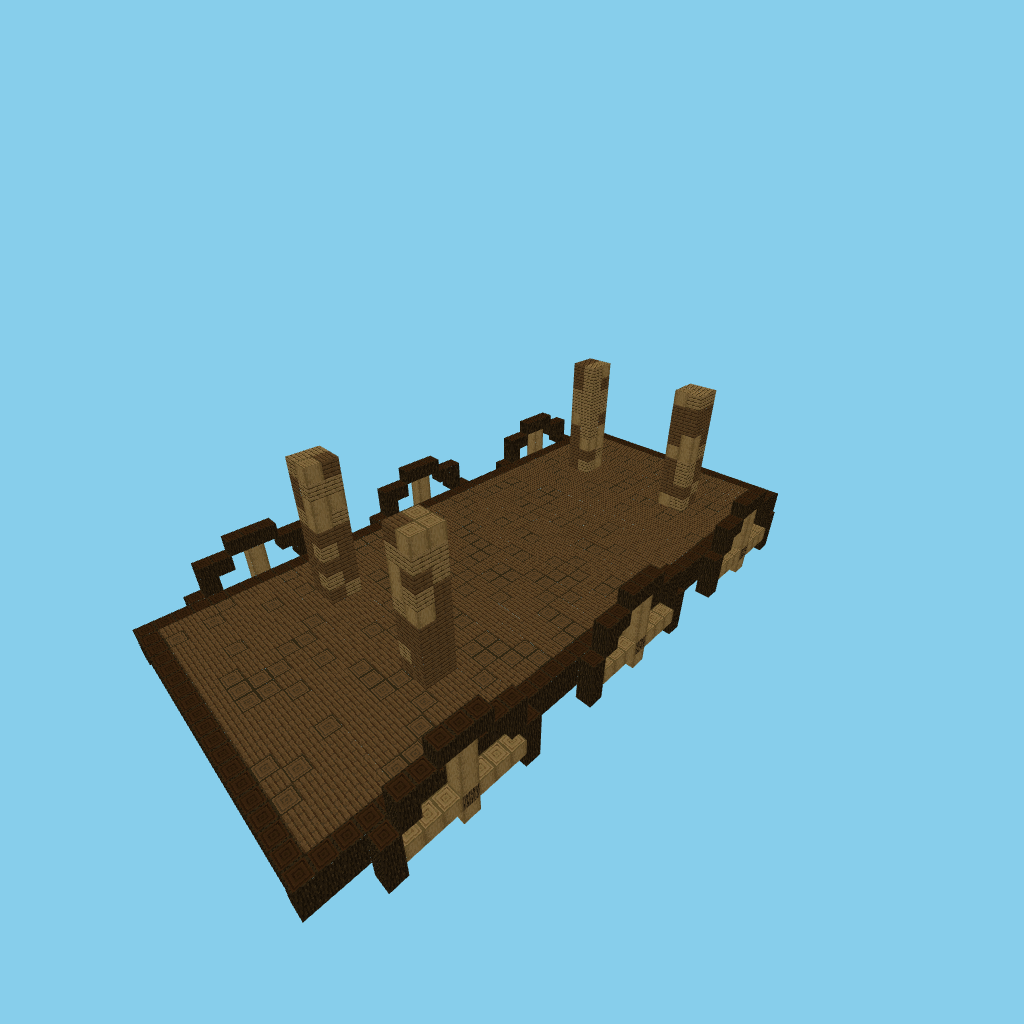 Caballo de Troya, isometric render