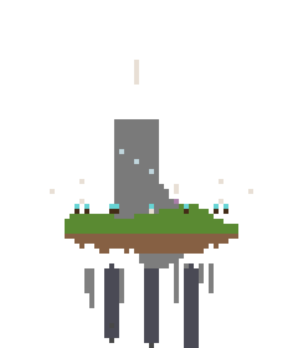Floating Wizard Island side view