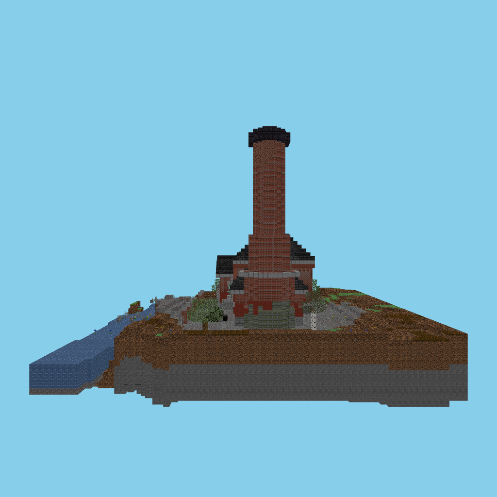 Victorian Waterworks Pumping Station (indexed) side view
