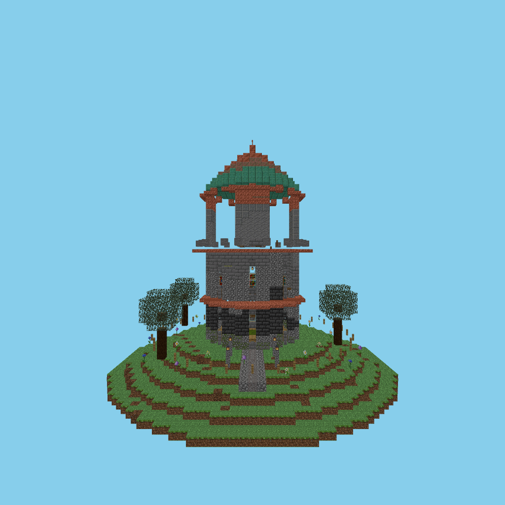 observatory indexed front view