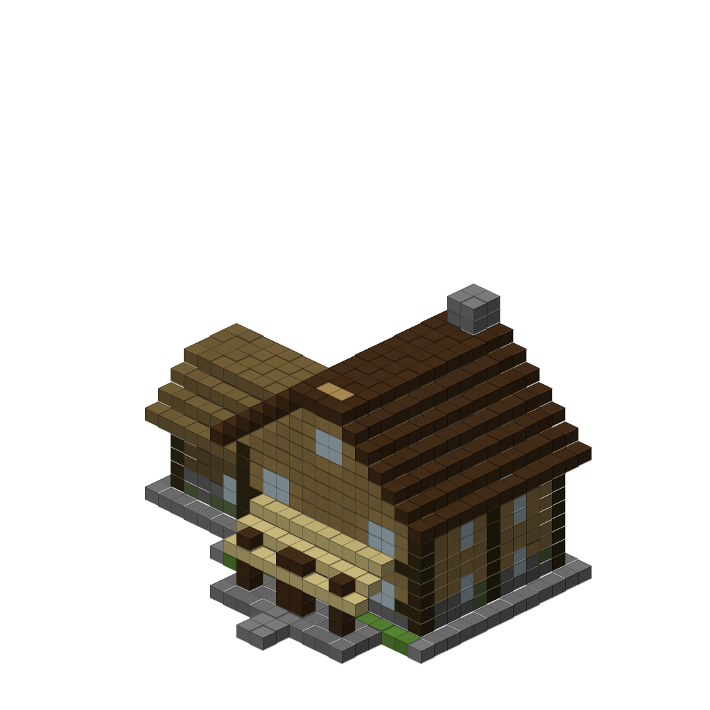 Country Cottage (Phase 1), isometric render