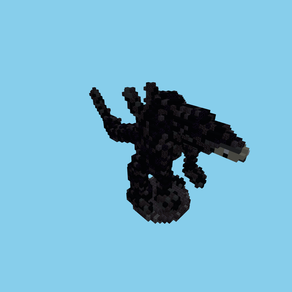 Alien Xenomorph (Alien 1979), isometric render
