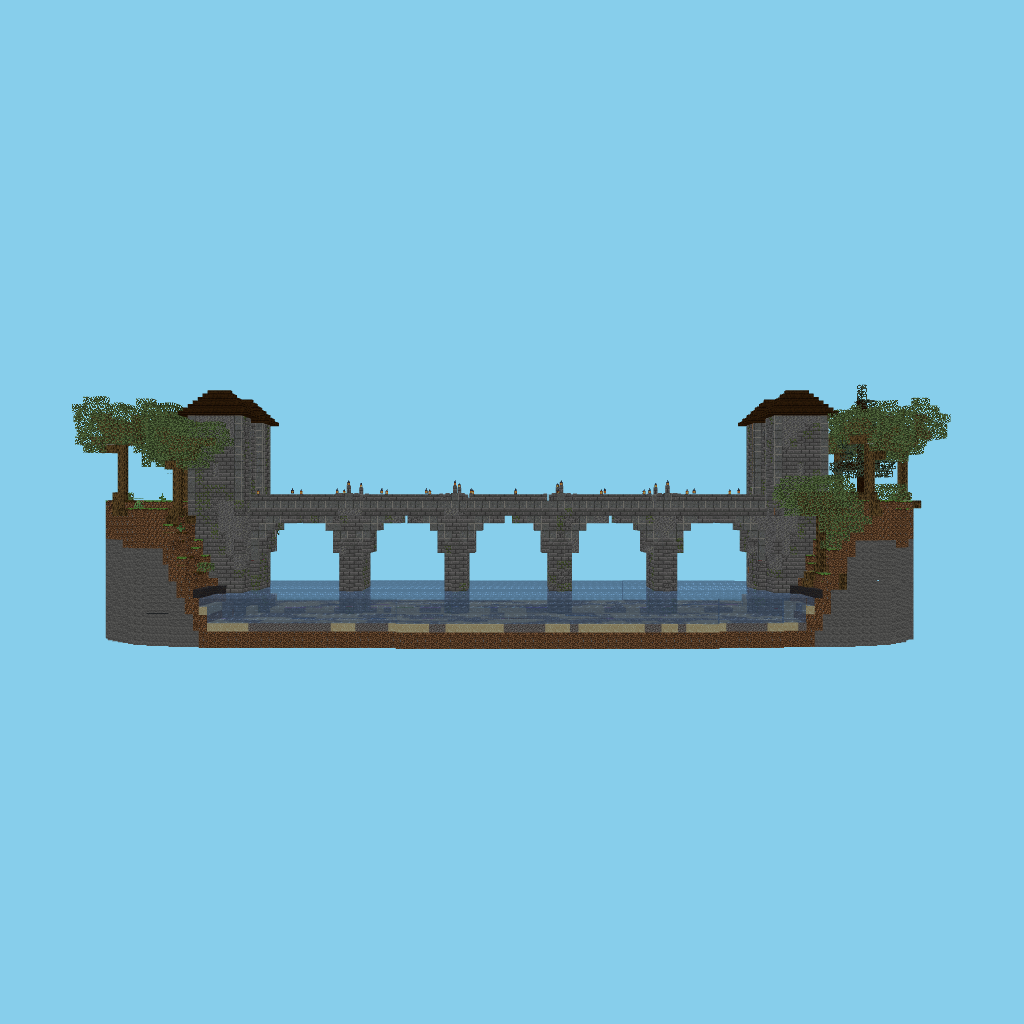 Puente Monumental (paramétrico) front view
